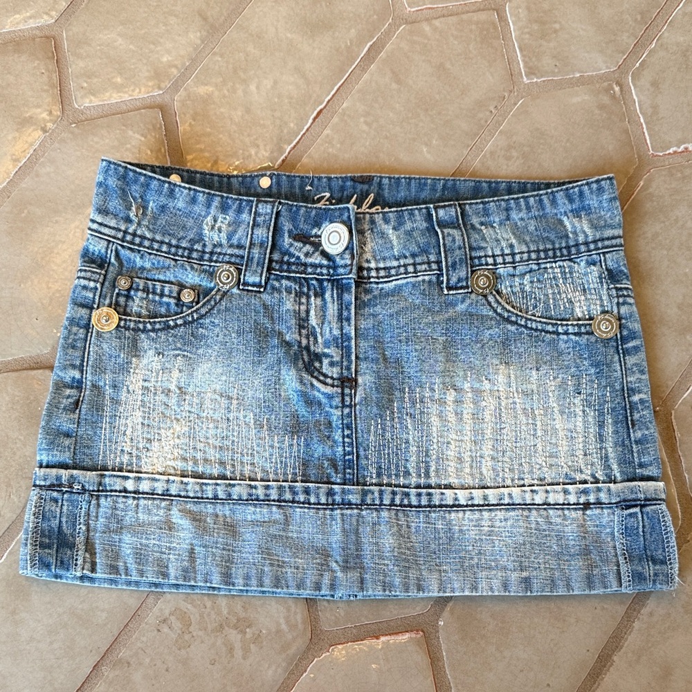 Denim Mini Skirt